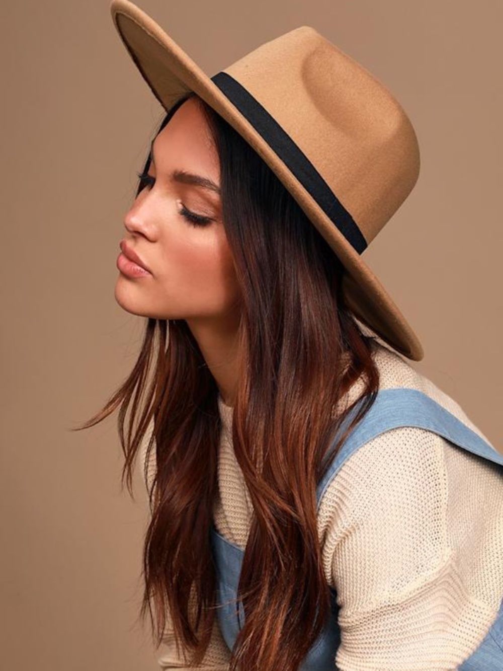 Lulus Got A Feeling Tan Fedora Hat Beige